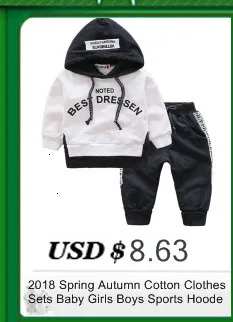 Демисезонный для маленьких мальчиков Хлопковая Одежда для девочек модный комплект детской одежды в стиле для отдыха футболка брюки 2 шт./компл. малышей Спортивная одежда спортивный костюм