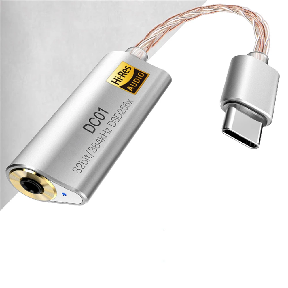  Portable for iBasso Headphone Amplifier Adapter DC01 DC02 USB DAC for Android Phone PC Tablets 2.5m