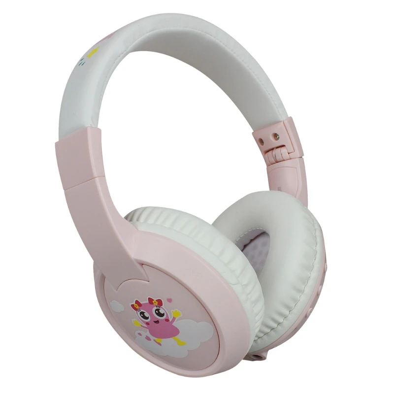 Stereo Wired and Bluetooth Music Headphone Built in Aux Microphone Kids Foldable TF Card Online Class