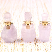 Pink Purple Crystal Mini Perfume Bottle 3ML Portable Travel Cosmetic Container Perfume Bottle Cosmetic Container