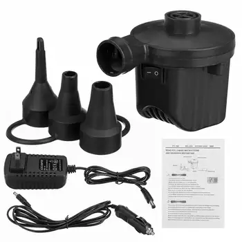 

30W/24W Inflatable Pump Electric Air Mattress Portable Electric Quick Filling Air Pump For Car Inflatable Pool Bed Toy Home Use
