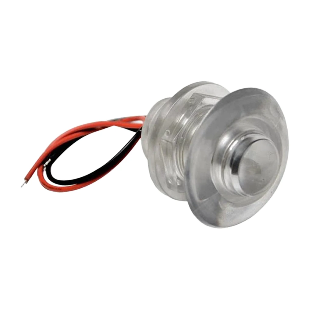 12V LED Boat Lights, Submersible and Waterproof Low Profile Round Navigation Lights for RV, Marine, Boats, Trailers