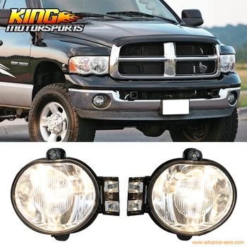 

Fit For 2003-2008 04 05 06 07 Dodge Ram Front Fog Lamp Fog Light Pair LH RH Clear Lens Wiring Kit