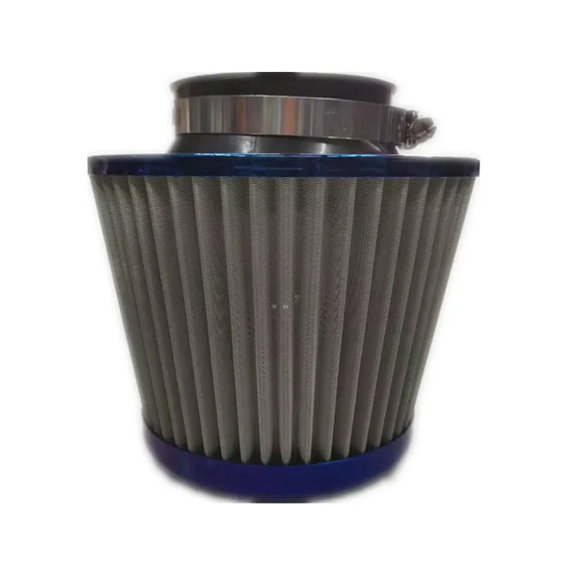 SPSLD Автомобильный Универсальный из нержавеющей стали жареный синий воздушный фильтр для холодного воздухозаборника с высоким потоком 65 мм 76 мм Фильтры сапуна производительности