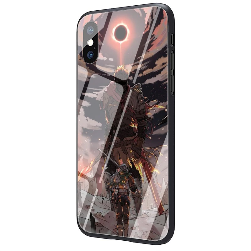 G9 EWAU dark souls закаленное стекло чехол для телефона чехол для iPhone 5 5S SE 6 6s 7 8 Plus X XR XS 11 Pro Max - Цвет: G9