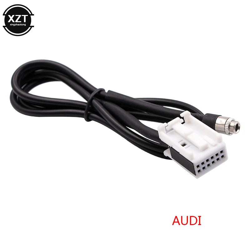 Совершенно новый женский 3 5 мм AUX аудио MP3 входной кабель для Audi A3 TT A4 S4 A6 A8 A8L 2007-2014 |