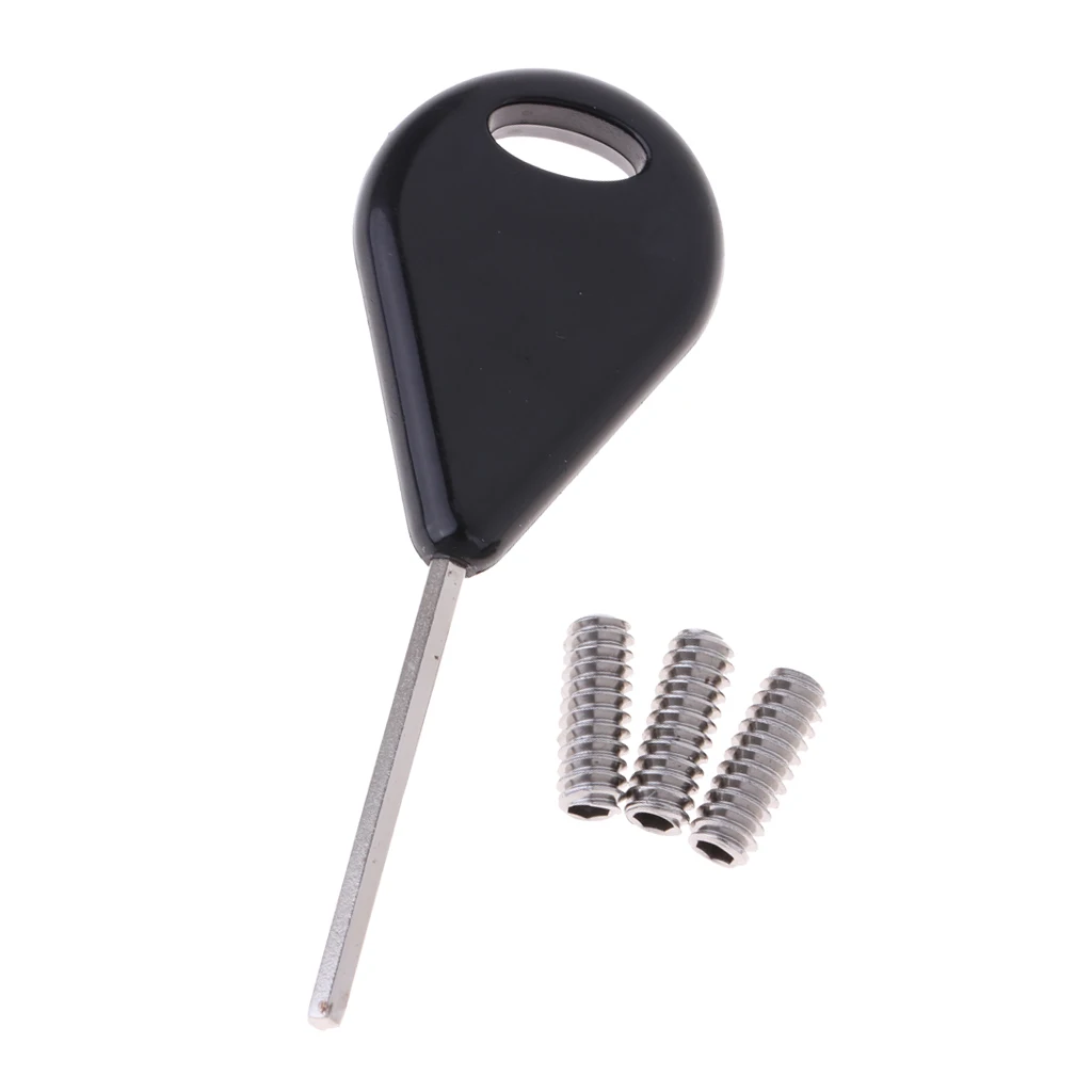 Surf Fin Key & Fin Screw for Future 1 Key with 3 Screws Plate Longboard Surfboard SUP Paddleboarding
