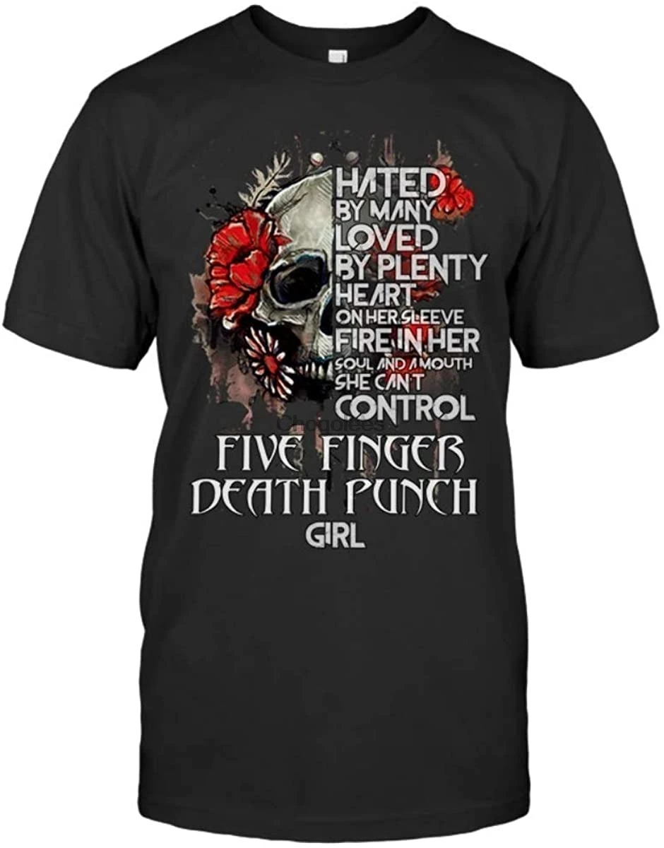 Футболка с пятипальцевым черепом # Death Punch FFDP подарок для мужчин и женщин | Мужская