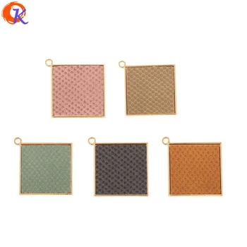 

Cordial Design 50Pcs 30*30MM Jewelry Accessories/Charms/Leather Effect/Square Shape/DIY Making/Hand Made/Earring Findings