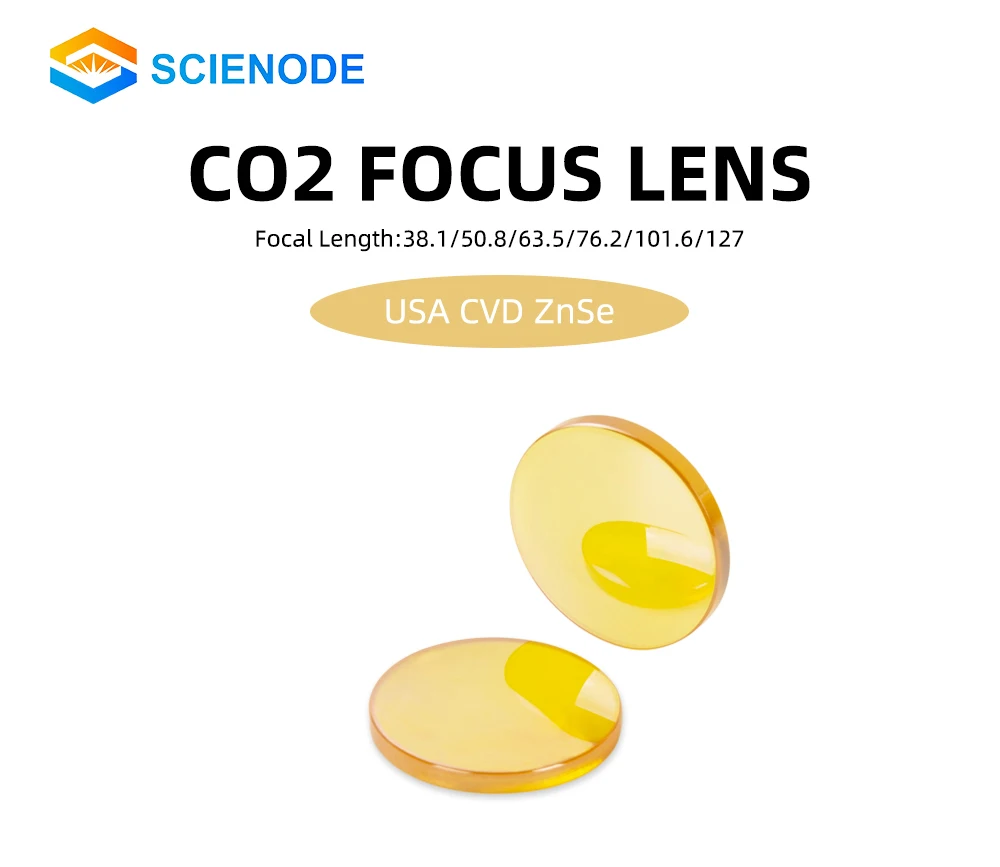 Co2 Laser Focus Lens Laser Lense Znse Lens Co2 Laser Focus Lens