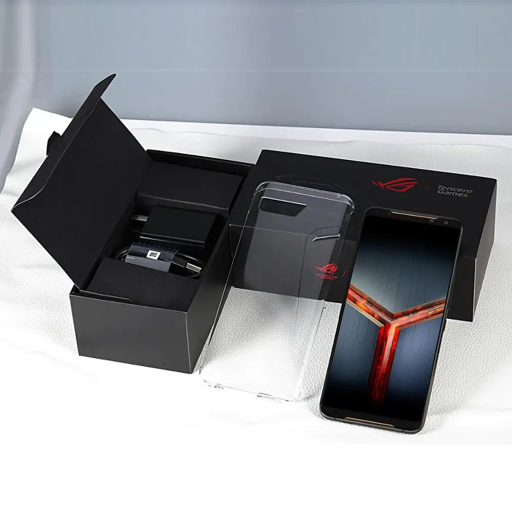 Оригинальный новый игровой телефон Asus ROG 2 6 59 &quot8 ГБ ОЗУ 128 Гб ПЗУ Snapdragon 855 + NFC II ZS660KL