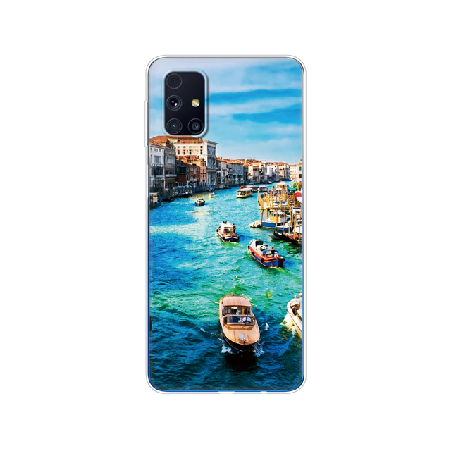 Samsung M31s Cases 6.5" Tpu Soft Silicon Back Phone Cover For Samsung Galaxy M31S GalaxyM31S M 31S m317f m317 Funda flower