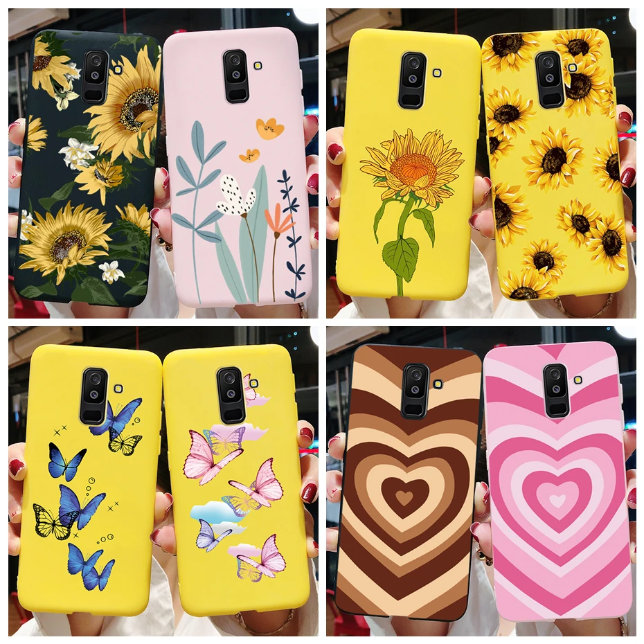 geduldig In het algemeen kraam Samsung Galaxy A6 Plus Silicone Cases | Samsung Galaxy A6 2018 Phone Cases  - Flower - Aliexpress