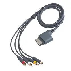 S-Video Аудио Видео AV S-AV кабель HD телевизионный компонент композитный шнур AV Аудио Видео кабель для microsoft xbox 360 xbox 360 консоль