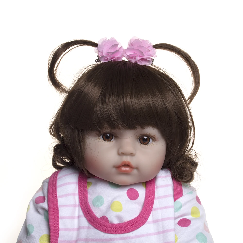 Hoomai 48 см Boneca Reborn силиконовые куклы Reborn Baby Com Corpo De Silicone Menina Детские куклы на день рождения Рождественский подарок