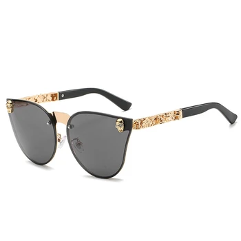 

Gothic Sunglasses Fashion Toad Mirror Skull Skull Women's Glasses
