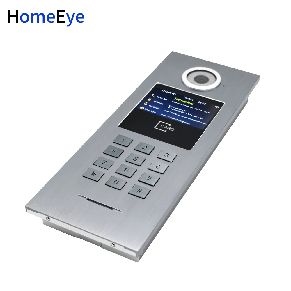 960P WiFi Video Door Phone Video intercom Security Home Access Control System Keypad/IC Card/POE (87202POE)