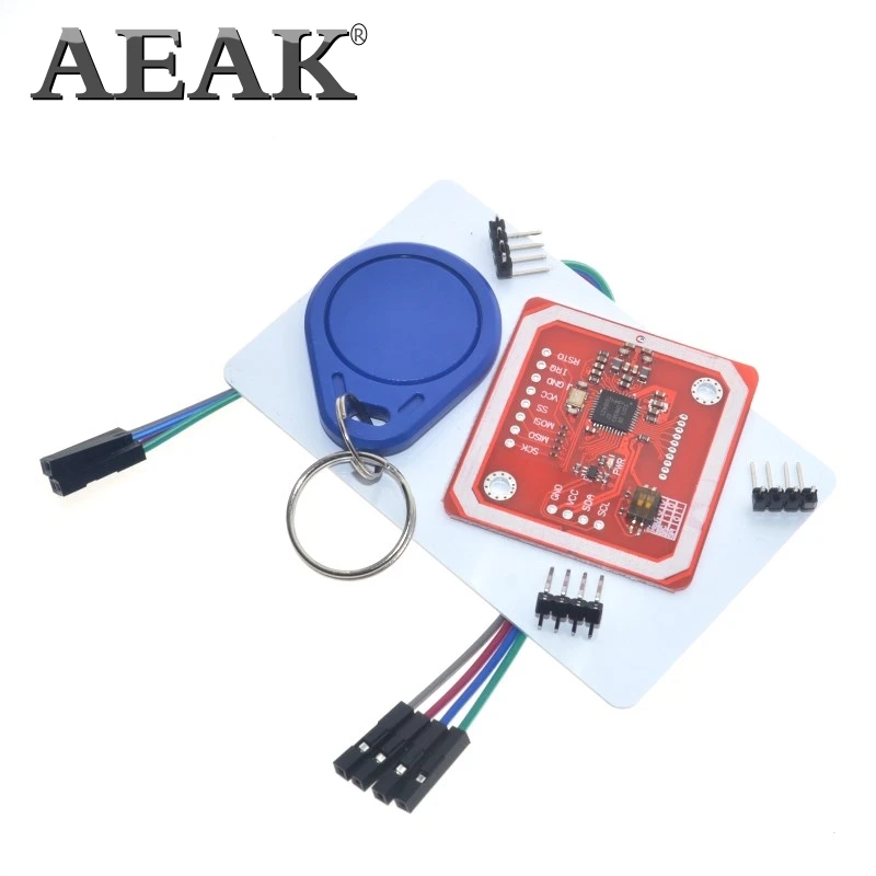 AEAK 1 комплект PN532 NFC RFID беспроводной модуль V3 пользовательские комплекты считыватель писатель режим IC S50 карты PCB аттенна IEC IIC SPI HSU для Arduino