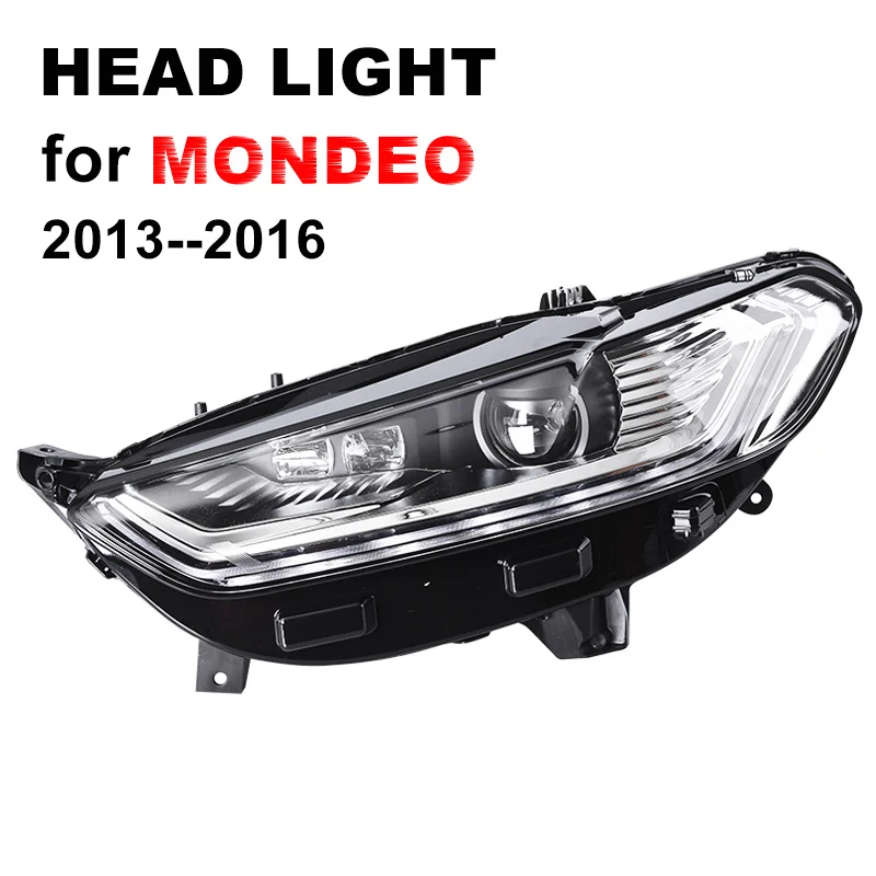 Head Light Assembly for Ford Mondeo 2013 2014 2015 2016 Left and Right side LED Headlight Running Turning Signal Lamp | Автомобили и