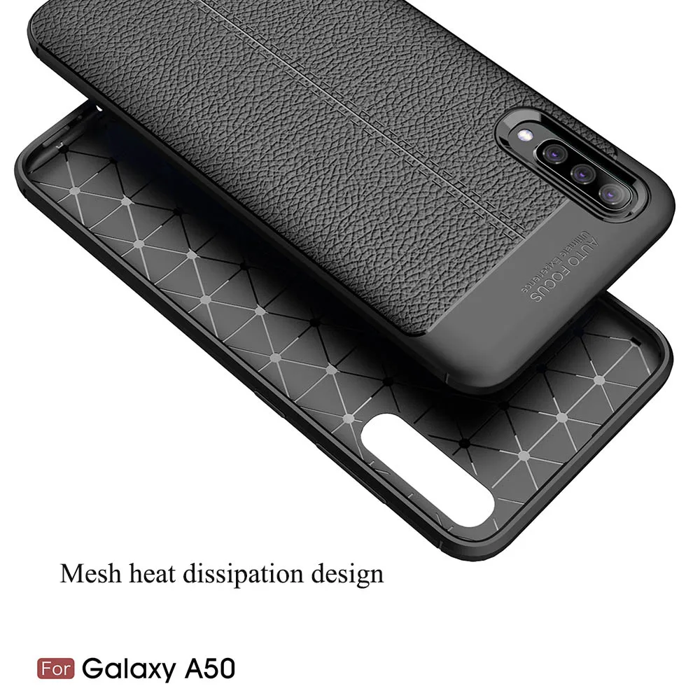 Litchi кожаный чехол для телефона для samsung Galaxy A50 A70 A30 S10 S9 S8 Plus Note 10 Pro A20E A10E S10 5G Мягкий ТПУ чехол Обложка