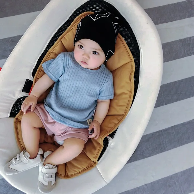 Mini Babe City универсальные детские брюки с карманами, однотонные хлопковые льняные детские шорты, летняя детская одежда Zhili