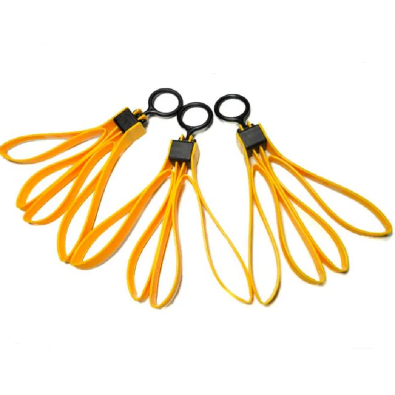 set/3pcs Tactical Plastic Cable Tie Strap Handcuffs CS Decorative Belt Yellow Black |