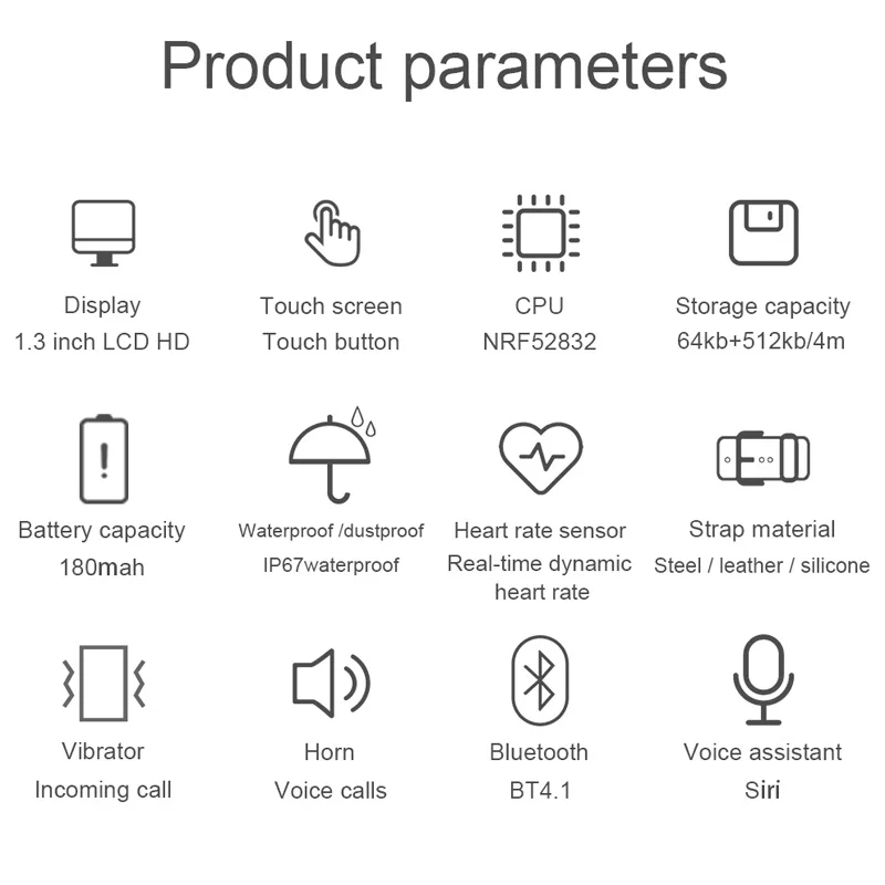 Смарт-часы R20 Android IOS Bluetooth Вызов SIRI браслет пульсометр кровяное давление фитнес-трекер цветной спортивный браслет
