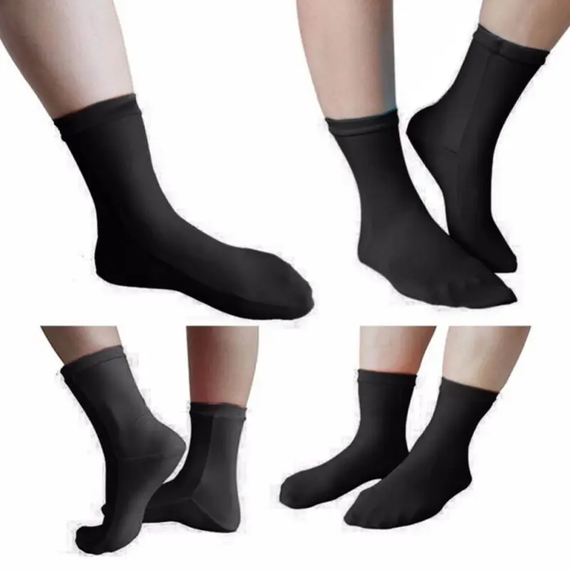 1 Pair Diving Socks Adult Elastic Thermal Shoes Footwear Outdoor Beach Sports Autumn Winter Swimming Snorkeling Socks