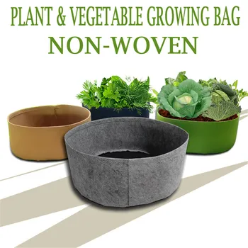 

Planting Grow Bag Potato Planting Flower Pot Non-Woven Planting Container Bag Germination flower growth Home Garden 2020