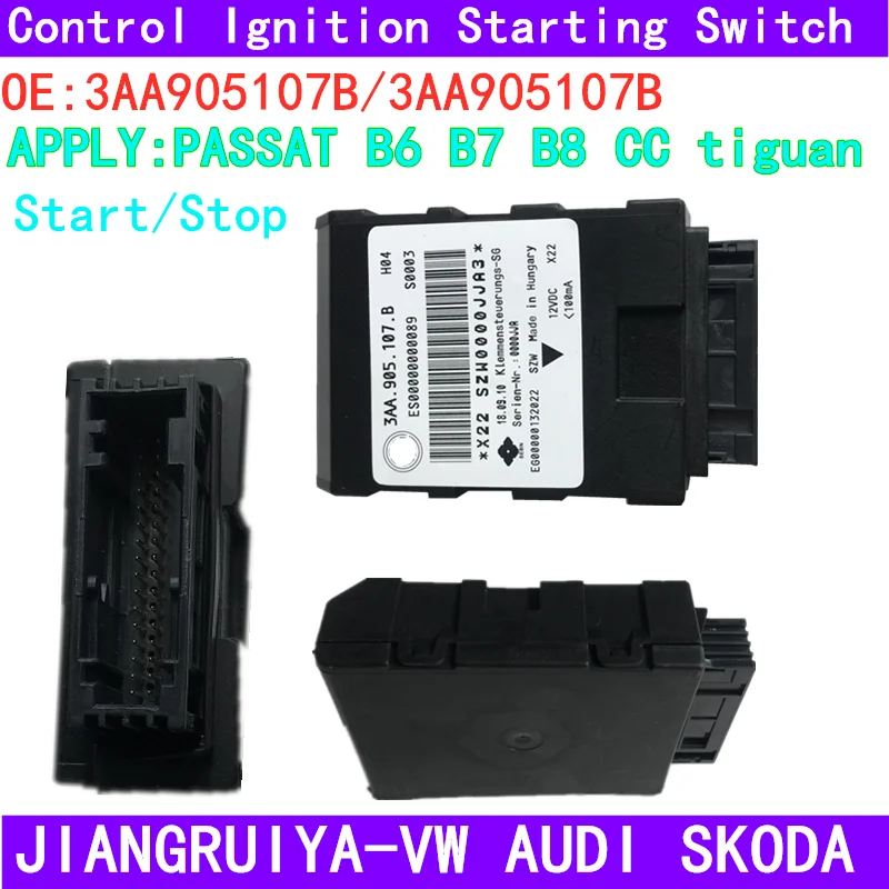 Модуль управления зажиганием PASSAT B6 B7 B8 3C CC 2 0 TSI 2014 LHD Start Stop блок ECU 3AA905107B |