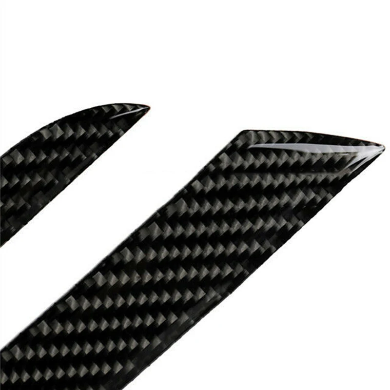 

1 Pair Carbon Fiber Headlight Eye Edge Trim Cover Kits For Toyota Camry 18-19