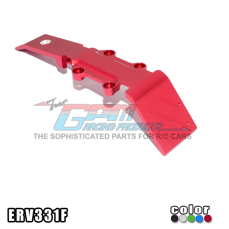 Алюминиевая передняя противоскользящая пластина для 1/16 TRAXXASparts MINI E REVO parts|Детали