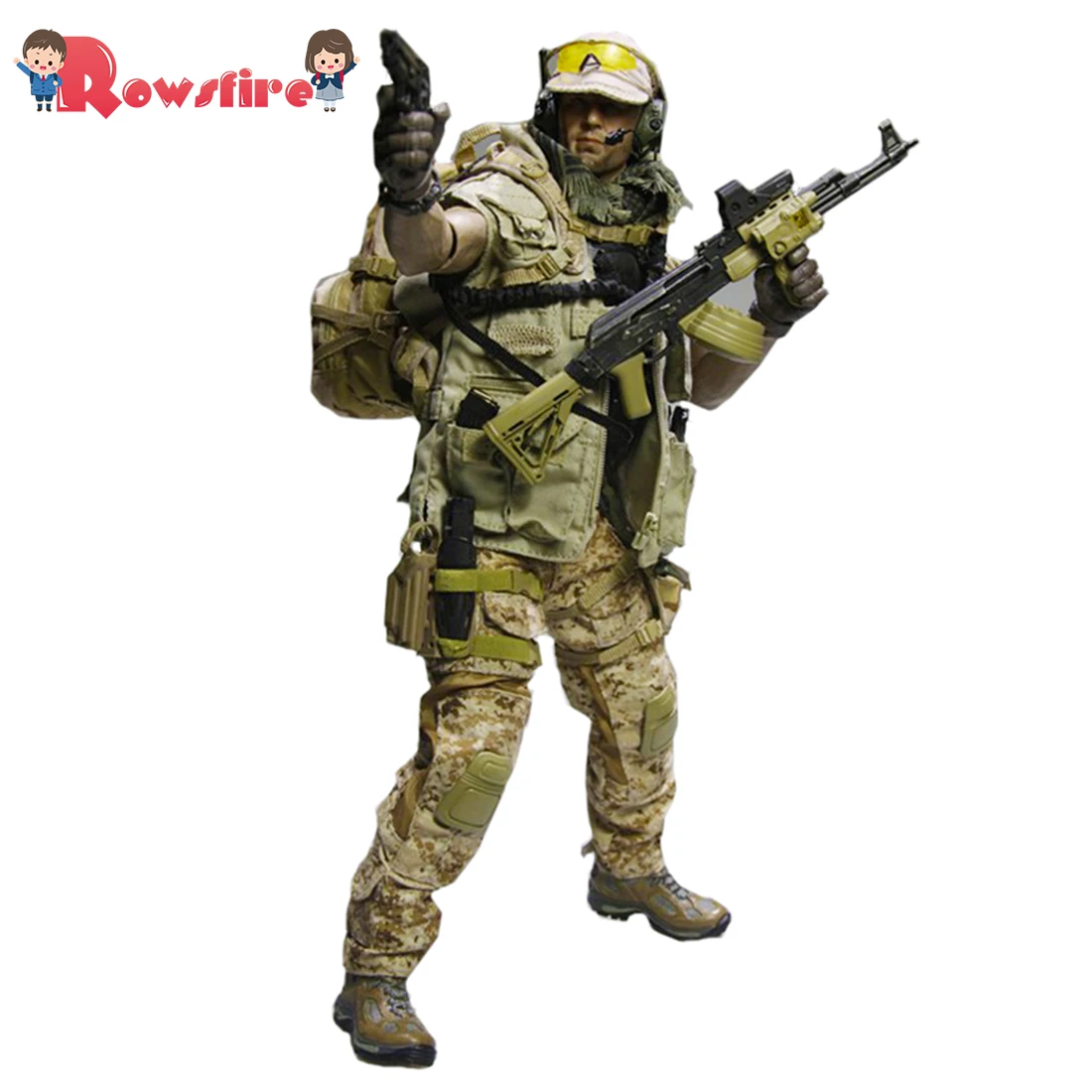 

VeryHot Soldier Model Suit PMC New Mercenary Clothes Equipment for 1/6 12" Soldier Model(Figure Not Included)