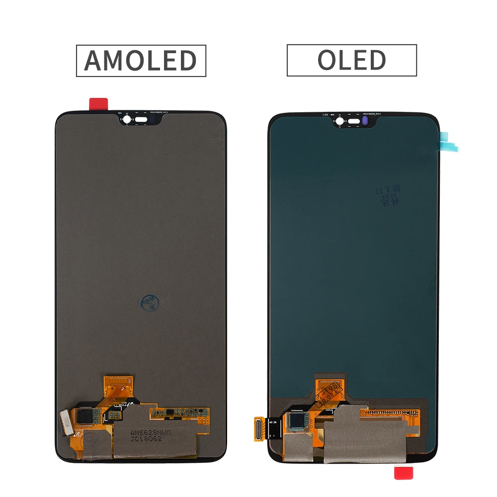 AMOLED 6,2" для Oneplus 6 ЖК-дисплей сенсорный экран дигитайзер сборка для Oneplus 6 дисплей для One Plus 6 1+ 6 Замена ЖК-дисплея