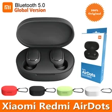Xiaomi Redmi Airdots, оригинальные беспроводные наушники Xiaomi, TWS, глобальная версия, голосовые Bluetooth 5,0, шумоподавление с микрофоном