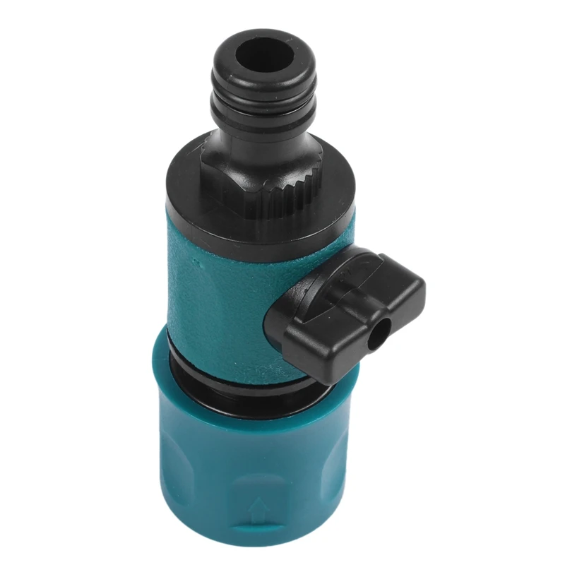 Plastic Valve with Quick Connector Agriculture Garden Watering Prolong Hose Irrigation Pipe Fittings Adapter Switch 1 Pc | Обустройство
