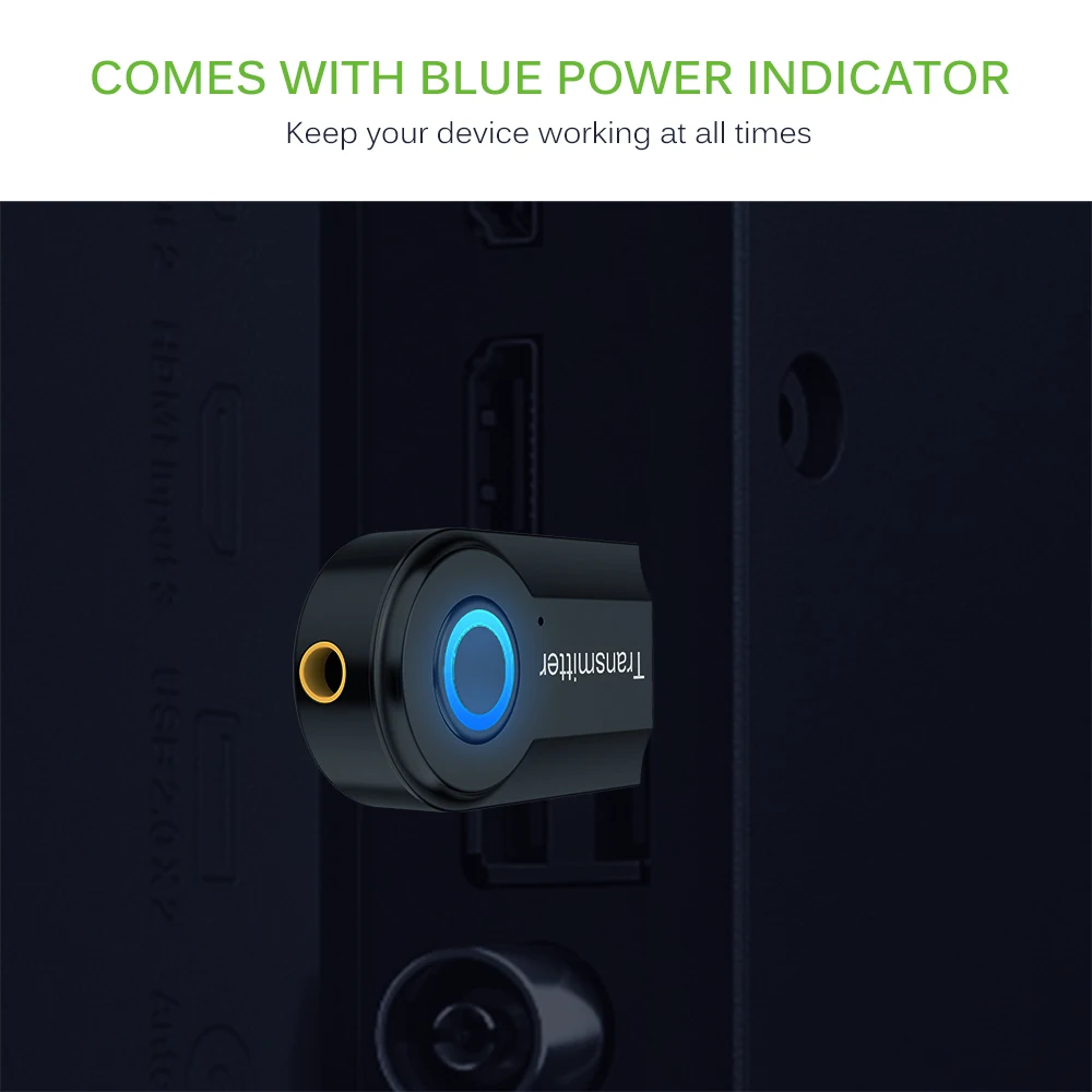TiOODRE BT09B беспроводной Bluetooth передатчик аудио адаптер стерео аудио передатчик для автомобиля ТВ компьютер наушники адаптер