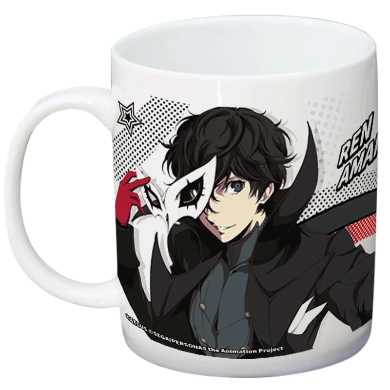 Ainme P5 Persona 5 OKER Ren Amamiya Akira Kurusu JPrinting кружка для косплея керамическая Повседневная чашка для напитков Рождественский подарок