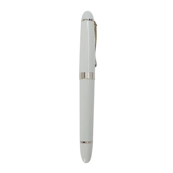 

Luxury Jinhao M Nib 18KGP Fountain Pen (Elegant White)