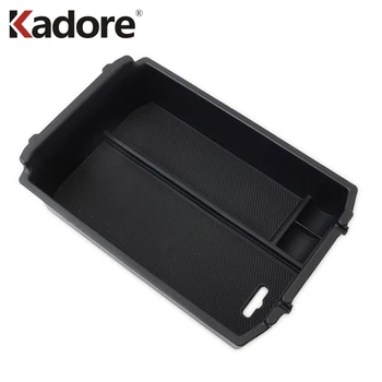 

For Mitsubishi Eclipse Cross 2017 2018 2019 2020 Car Armrest Storage Box Central Black Plastic Glove Container Control Case