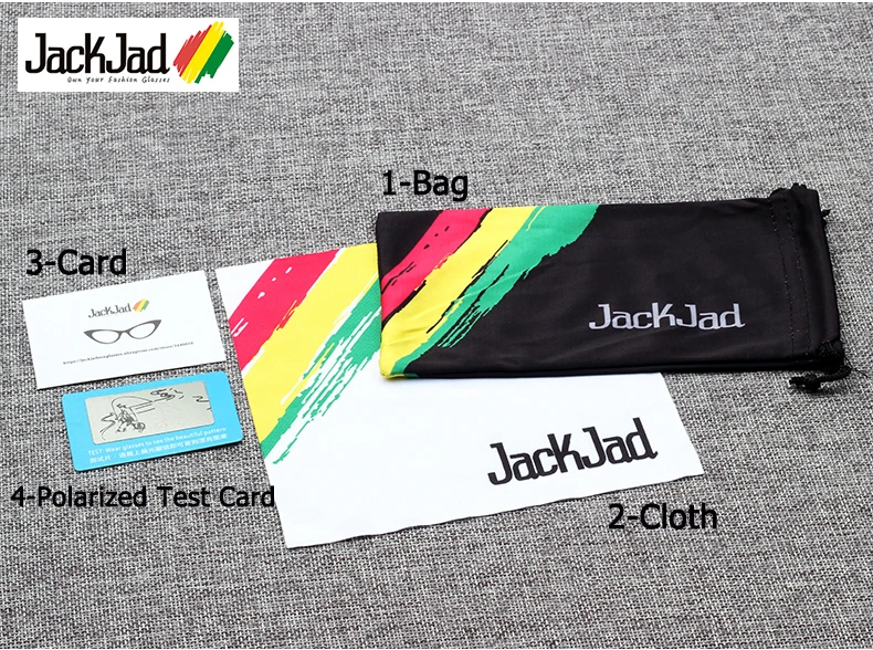 Солнцезащитные очки JackJad Мужские поляризационные классические винтажные