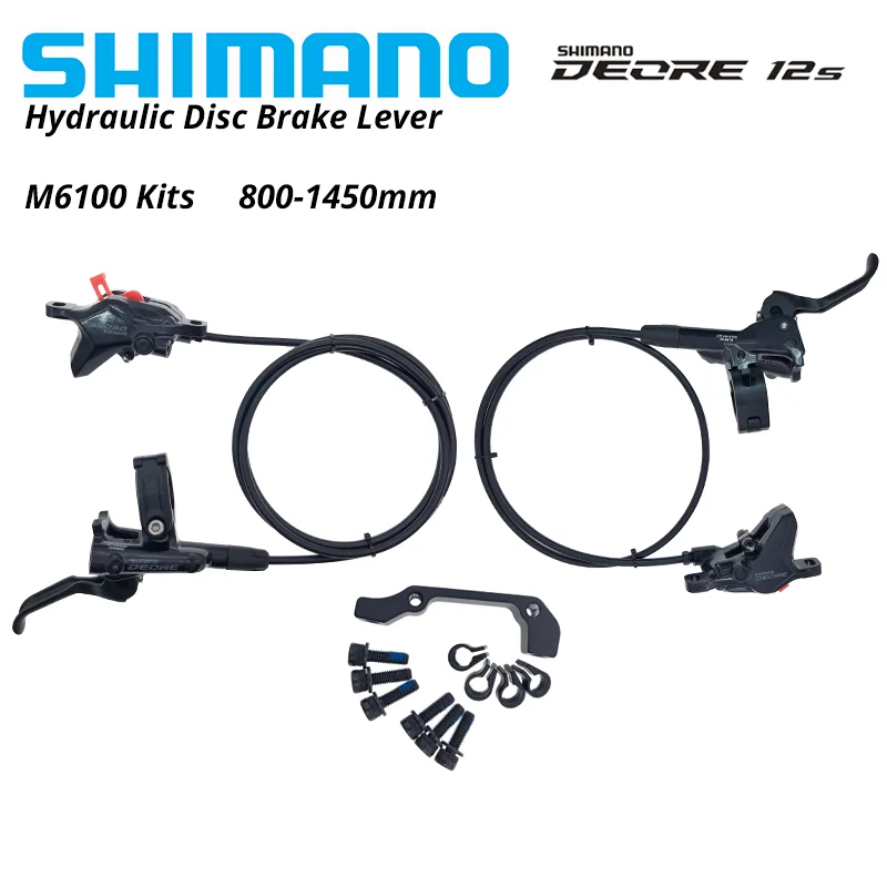 Shimano Deore M6100 BL M6100 тормозной рычаг для велосипеда mtb Гидравлический дисковый тормоз I SPEC EV набор зажимных роторов передние/задние тормоза|Велосипедный тормоз| | АлиЭкспресс