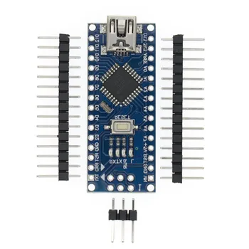 

100PCS MINI USB/MICRO USB Nano 3.0 ATMEGA328P/ATMEGA168P controller compatible NANO CH340 USB driver NO CABLE