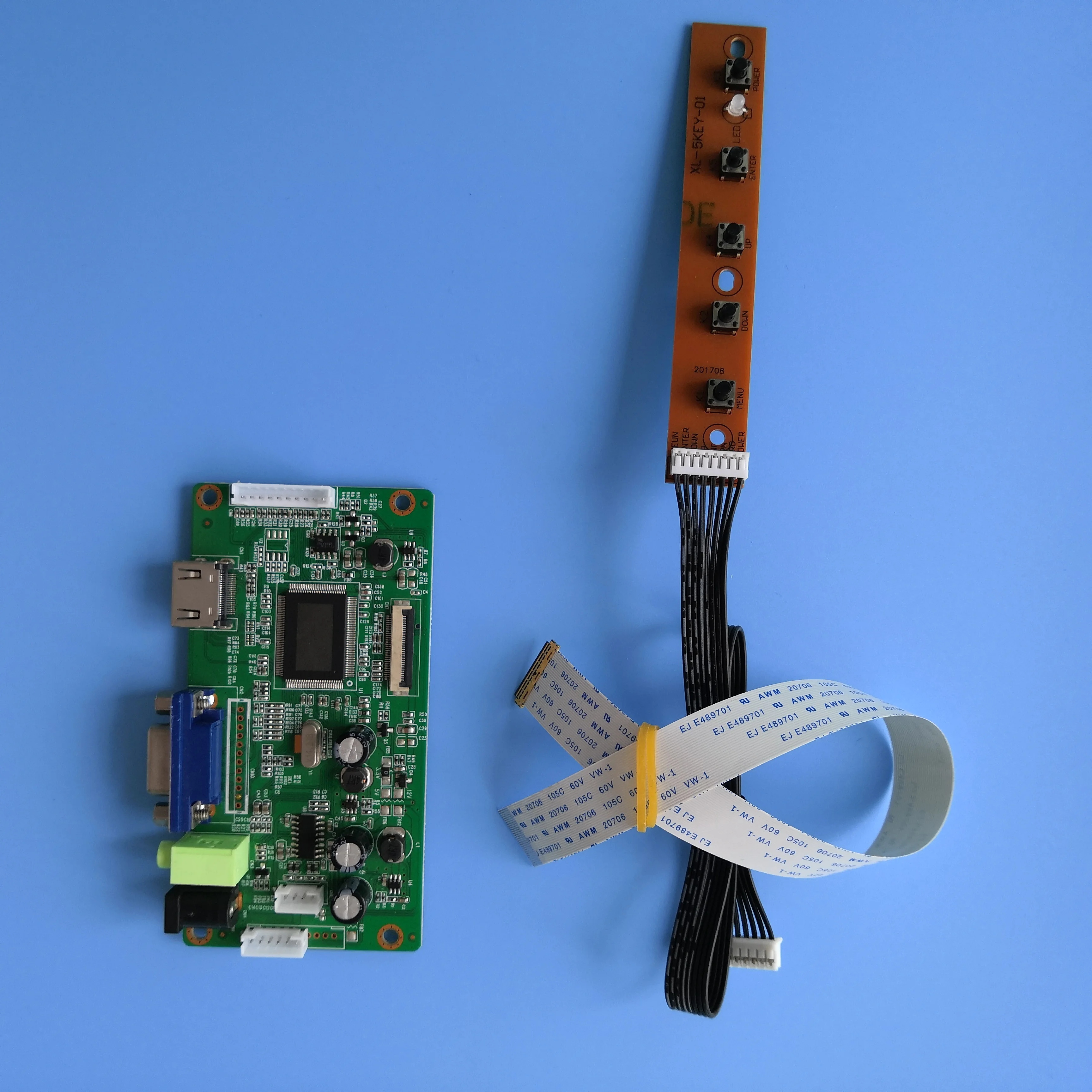 Для B156XTN07.0 HWAA 40Pin плата контроллера экран дисплей 15," HDMI DIY монитор 1366X768 комплект VGA ЖК-драйвер EDP светодиодный