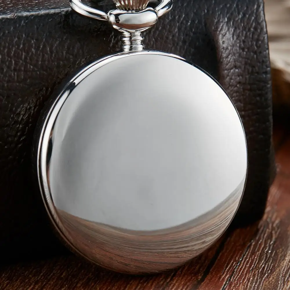Gorben Mechanical Pocket Watch Men Bronze Skeleton Mechanical FOB Chain Necklace Clock Male Reljo Clock