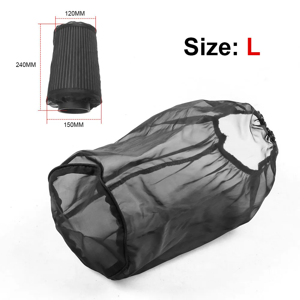 Air Filters Universal Protective Cover for High Flow Air Intake Filters Waterproof Oilproof Dustproof