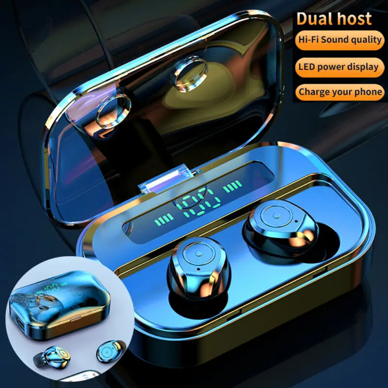 New M7S Wireless Earphones Mini TWS Twin True Bluetooth 5 0 Sport In Ear Headset Earbuds