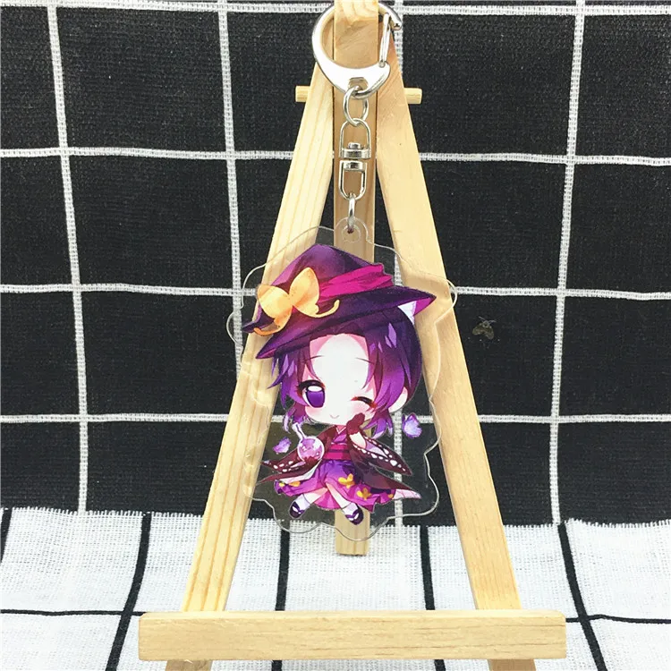 Брелок для ключей Kimetsu No Yaiba с рисунком демона, акриловый брелок для ключей, Забавный брелок для женщин, детей, мужчин, девочек, Llavero, ювелирные изделия