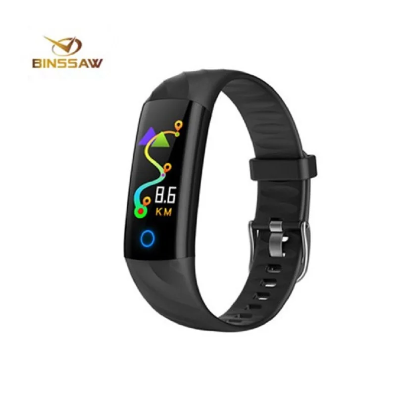 BINSSAW Bluetooth Спорт IP68 Водонепроницаемый Пульс S5 фитнес Смарт-браслет кровяное