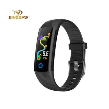 

BINSSAW Bluetooth Sport IP68 Waterproof Heart Rate S5 Fitness Smart Band Blood Pressure Oxygen Monitor Smart Bracelet